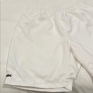 Lacoste Classic White Sports Shorts